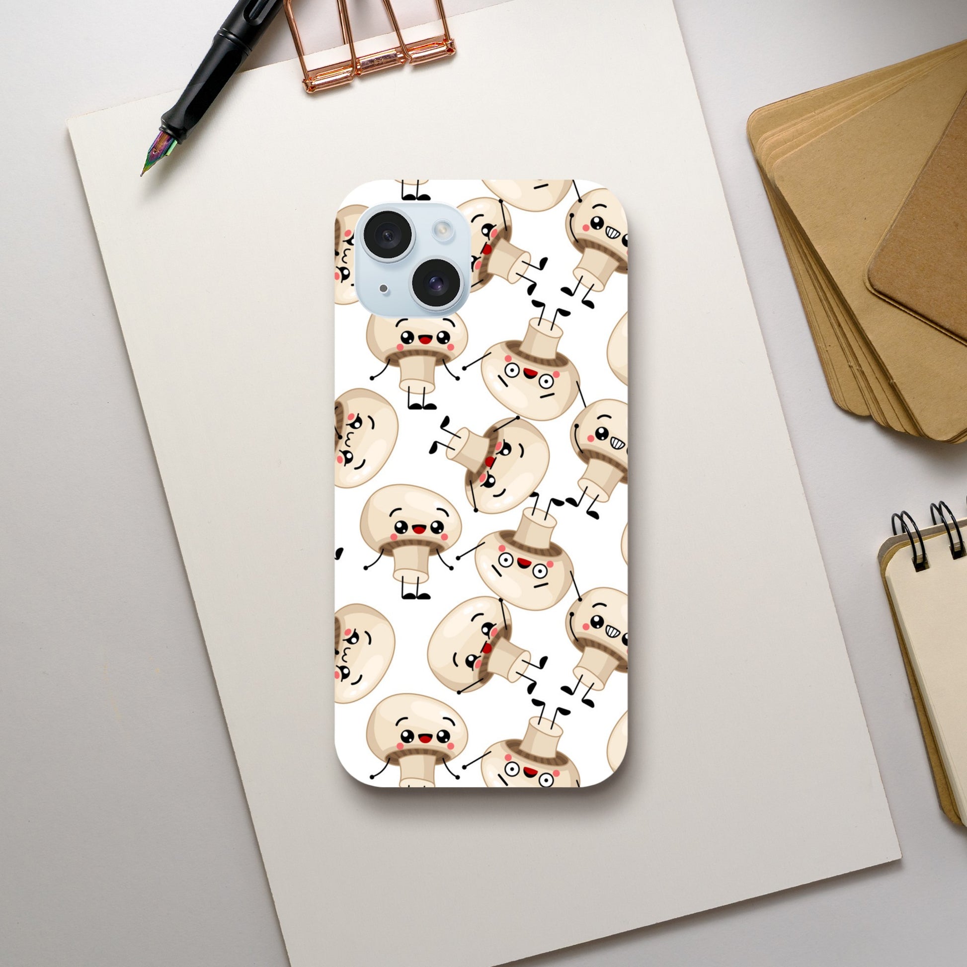 Cute Mushrooms - Phone Tough Case iPhone 15 Plus Phone Case Globally Fulfilled