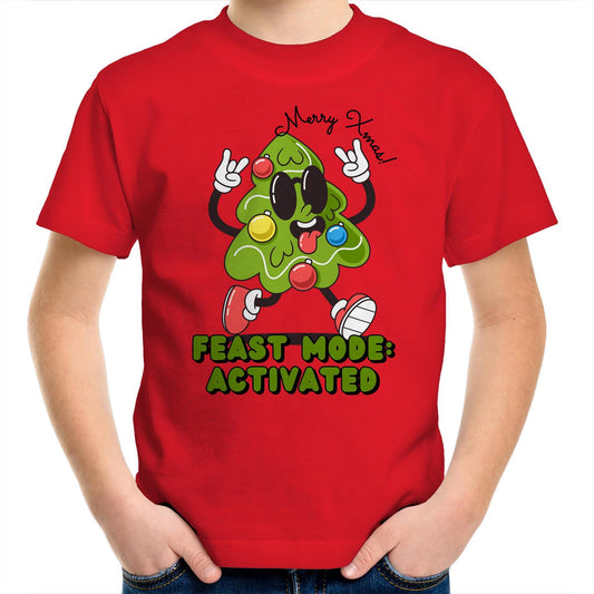 Christmas Feast Mode Activated - Kids Youth T-Shirt