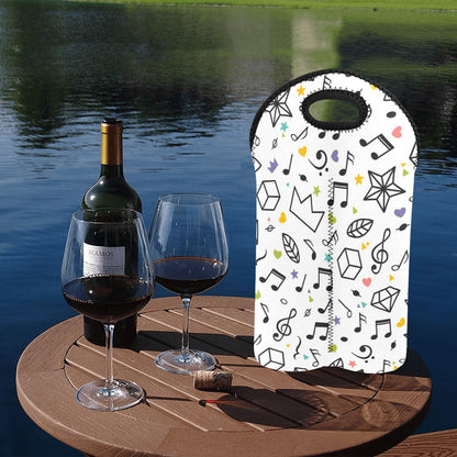 Music Time - 2-Bottle Neoprene Wine Bag