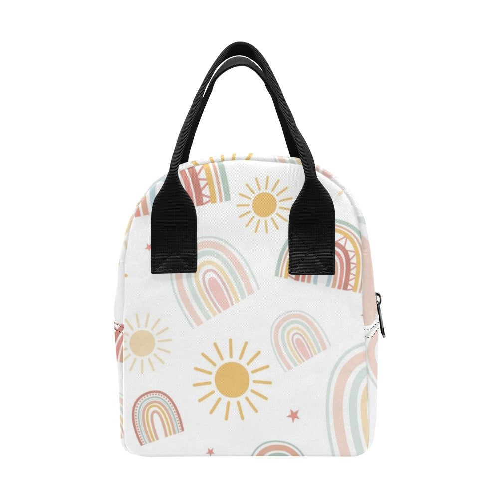 Pastel Rainbows - Zipper Lunch Bag