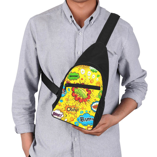 Comic Book Yellow - Chest Bag