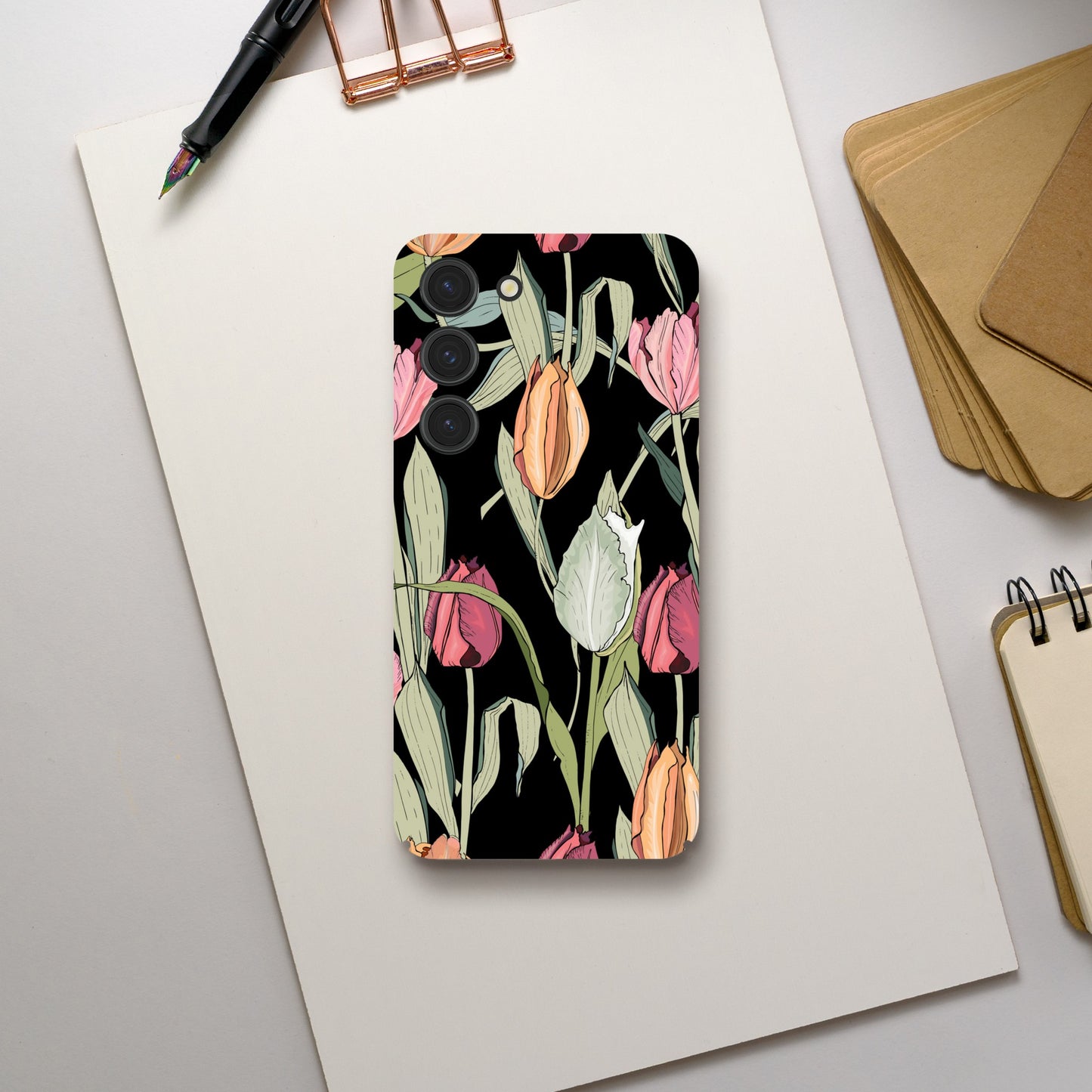 Tulips - Slim case Samsung - Galaxy S23 Print Material Globally Fulfilled