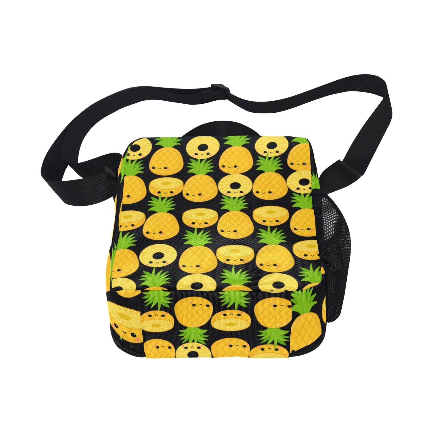 Happy Pineapples - Crossbody Lunch Bag for Kids Kids Crossbody Lunch Bag