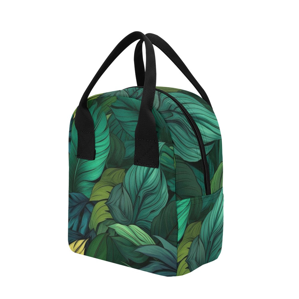 Tropical Leaves - Lunch Bag