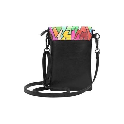 Bright Abstract - Small Phone Purse /Bag