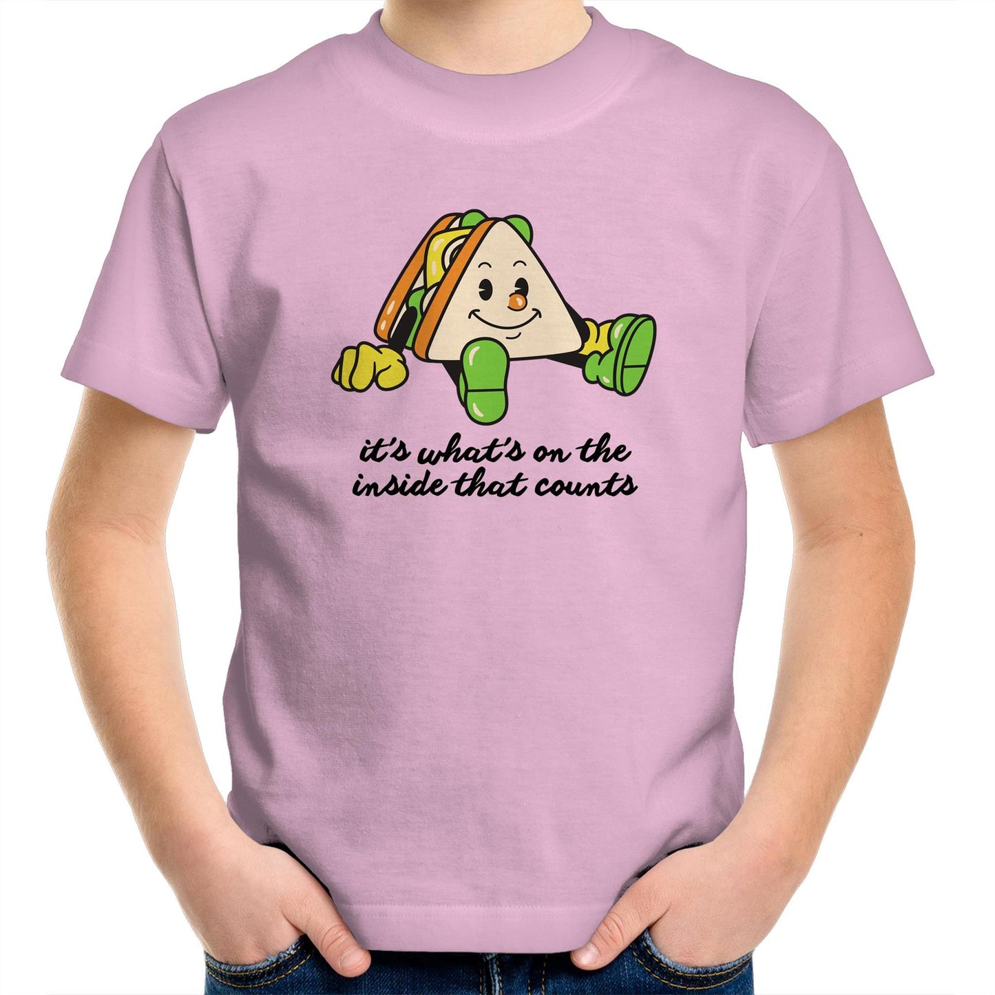 Sandwich, It's What's On The Inside That Counts - Kids Youth T-Shirt