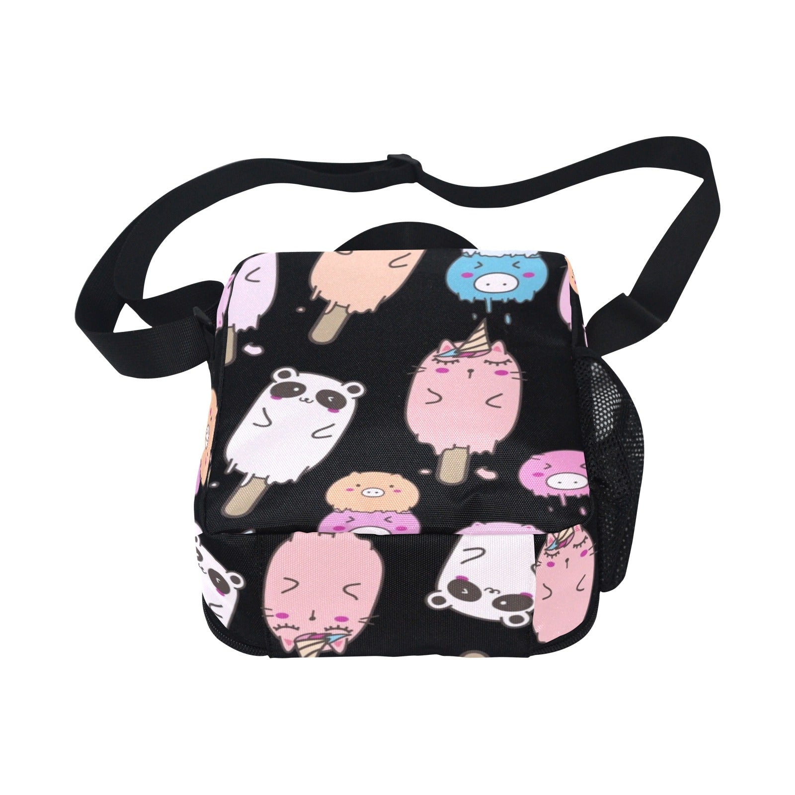 Cute Animal Ice Blocks - Crossbody Lunch Bag for Kids Kids Crossbody Lunch Bag