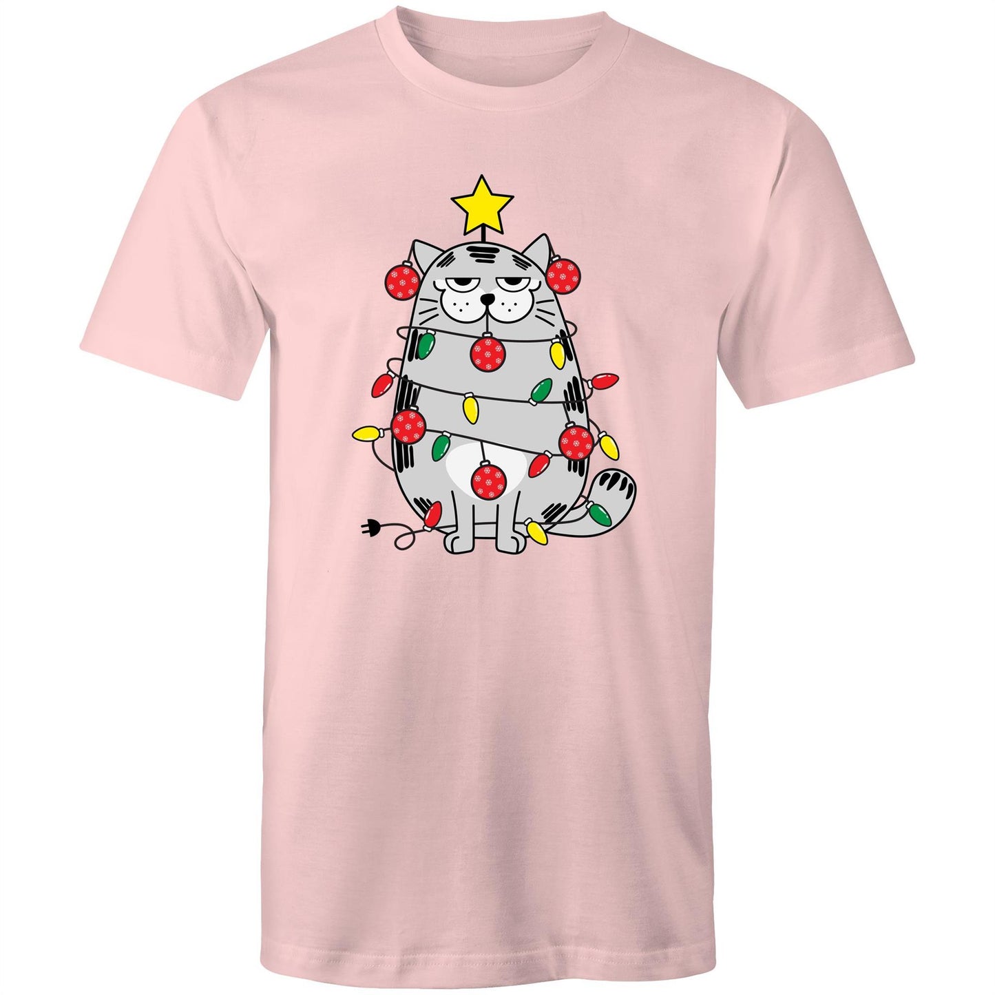 Christmas Cat - Mens T-Shirt