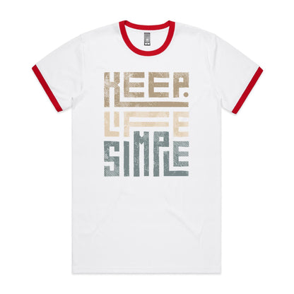 Keep Life Simple - Staple Ringer Tee