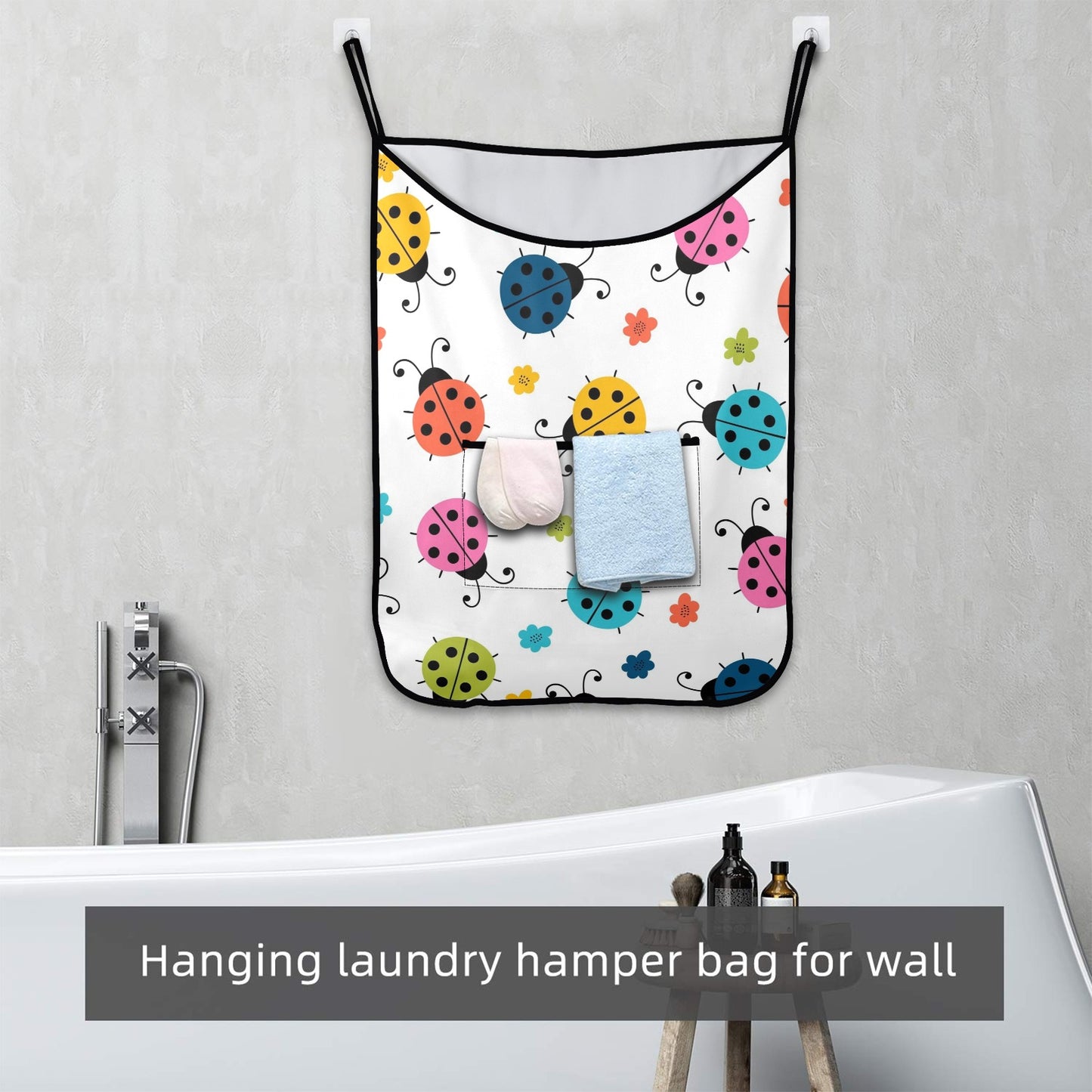 Ladybugs - Hanging Laundry Bag