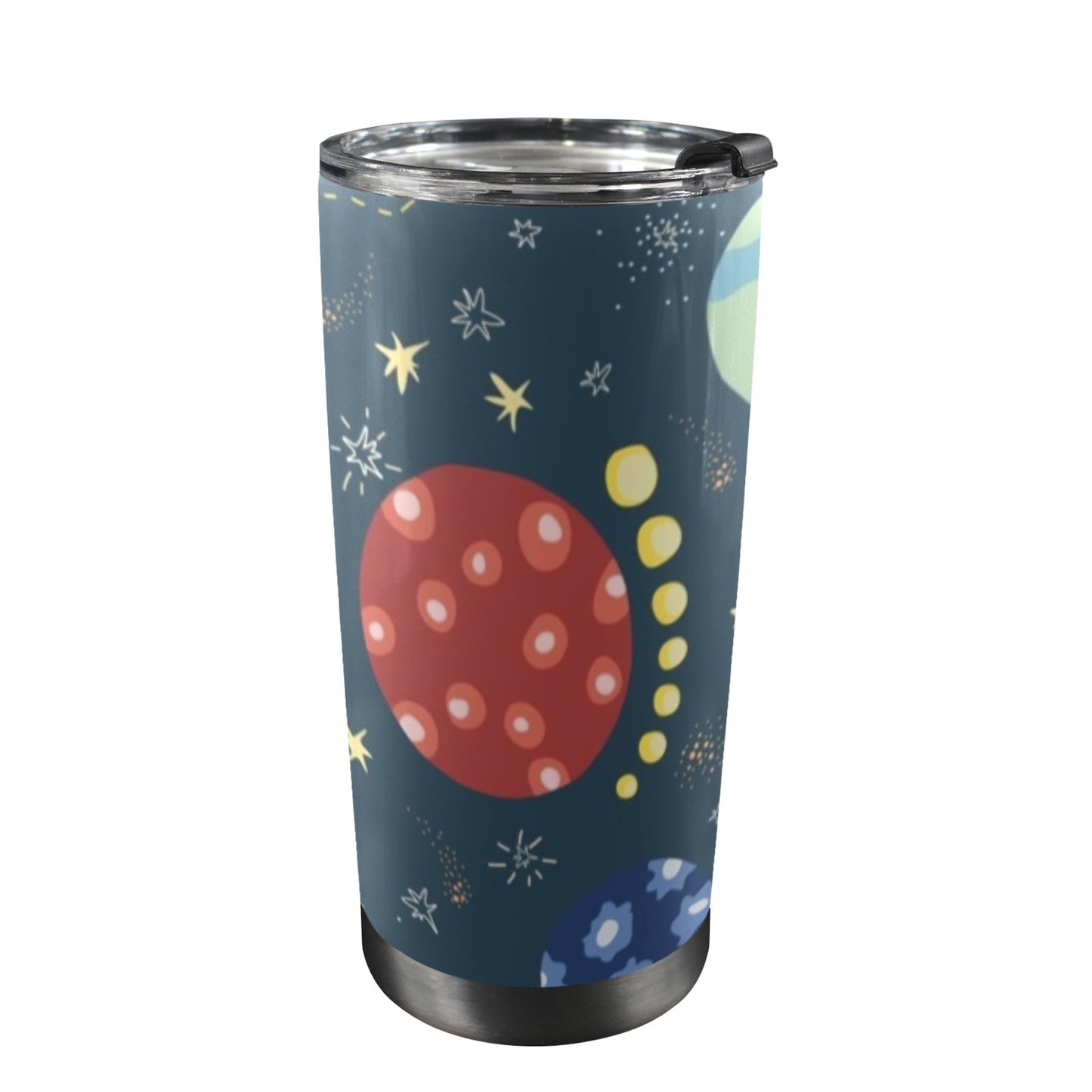 Rocket and Planets In Space - 20oz Travel Mug / Tumbler