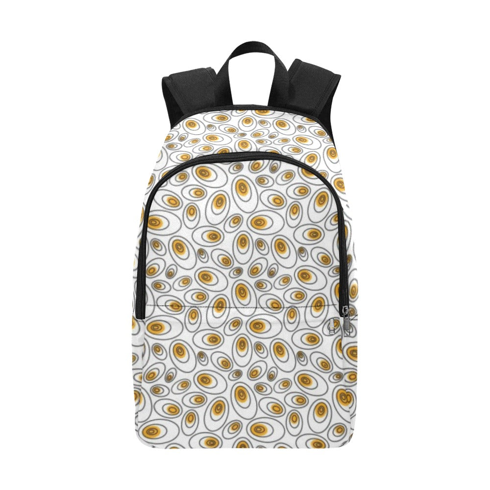 Eggs Abstract - Fabric Backpack for Adult Adult Casual Backpack Food Printed Offshore