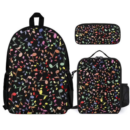 Quavers, Music Notes - School Backpack Three Piece Set