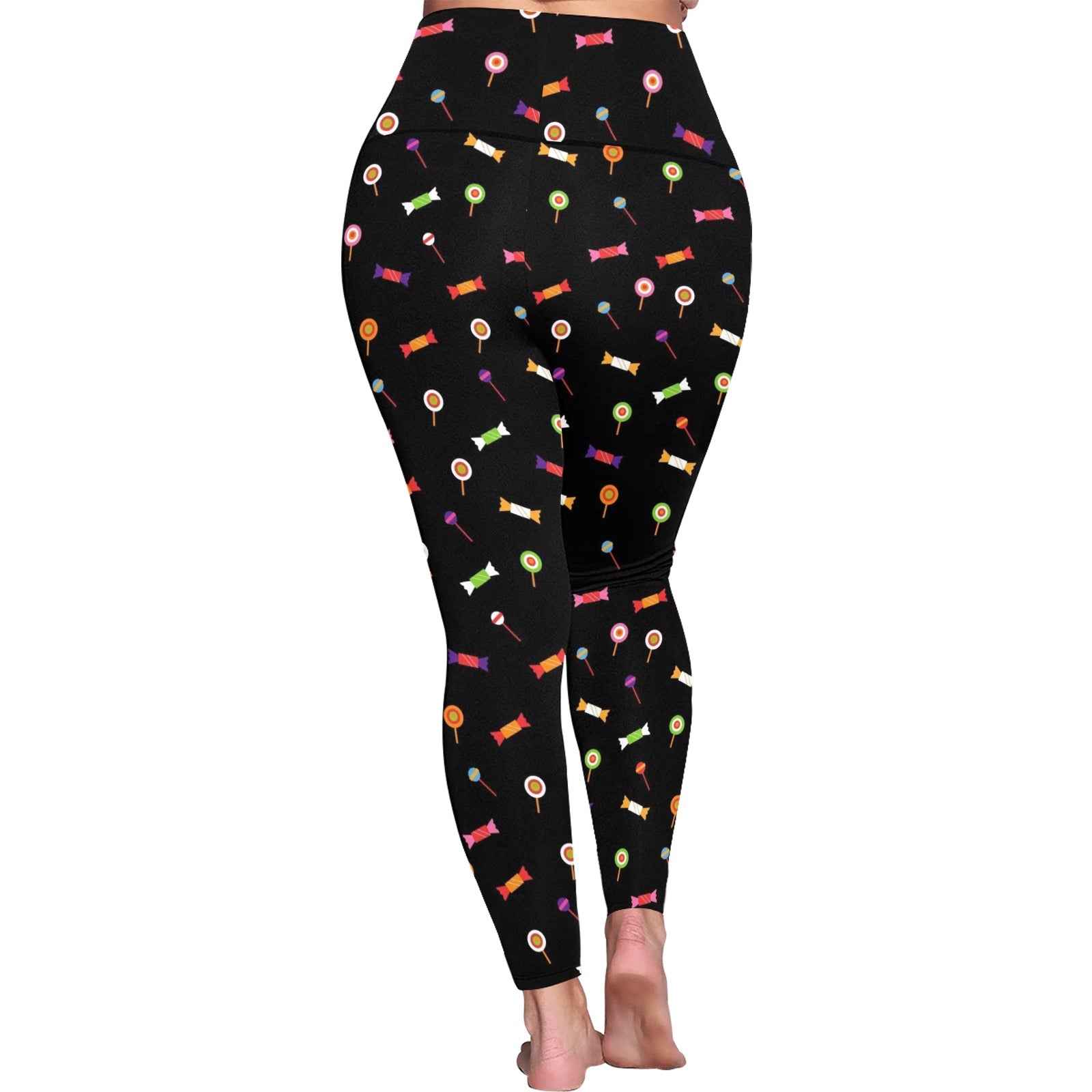 Candy - Women's Plus Size High Waist Leggings Women's Plus Size High Waist Leggings Printed Offshore