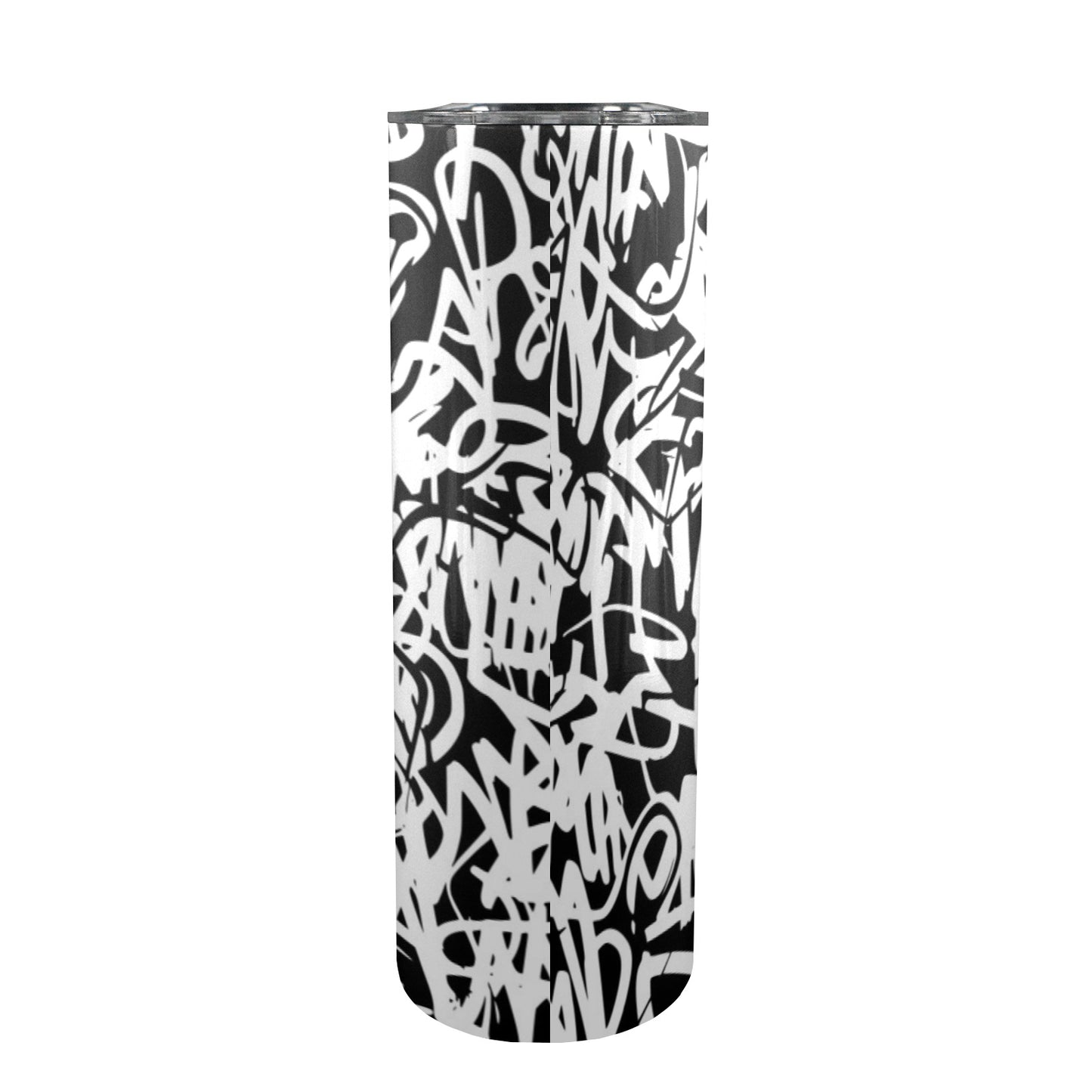 Graffiti - 20oz Tall Skinny Tumbler with Lid and Straw