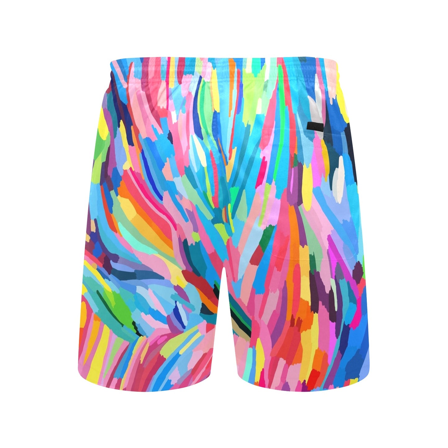 Brushstrokes - Men's Mid-Length Beach Shorts