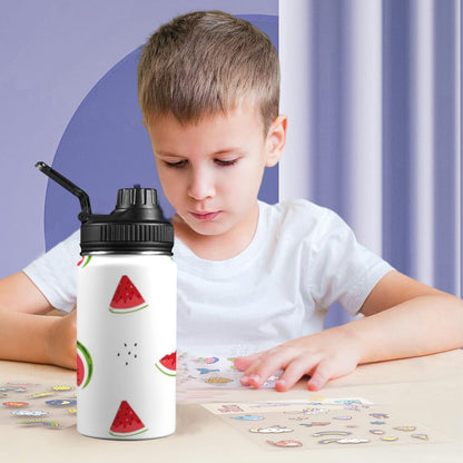 Watermelon - Kids Water Bottle with Chug Lid (12 oz) Kids Water Bottle with Chug Lid Food Printed Offshore