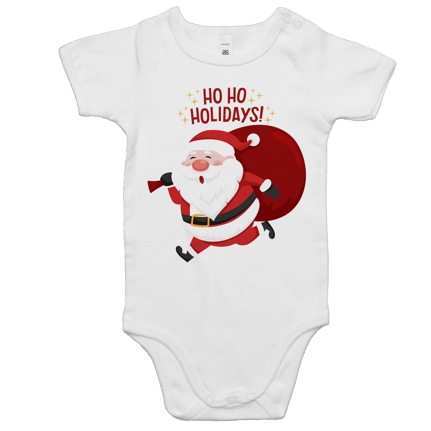 Santa, Ho Ho Holidays - Baby Bodysuit