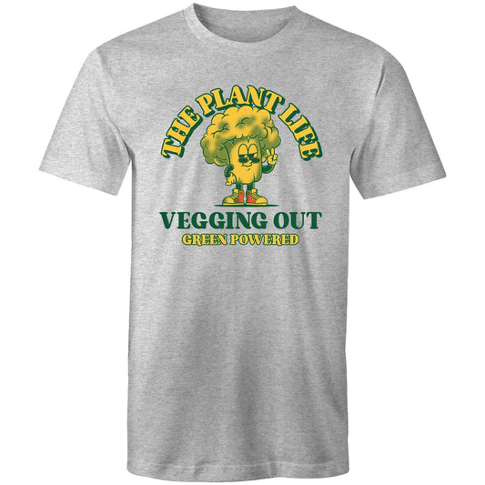 The Plant Life - Mens T-Shirt Grey Marle Mens T-shirt Food Vegetarian
