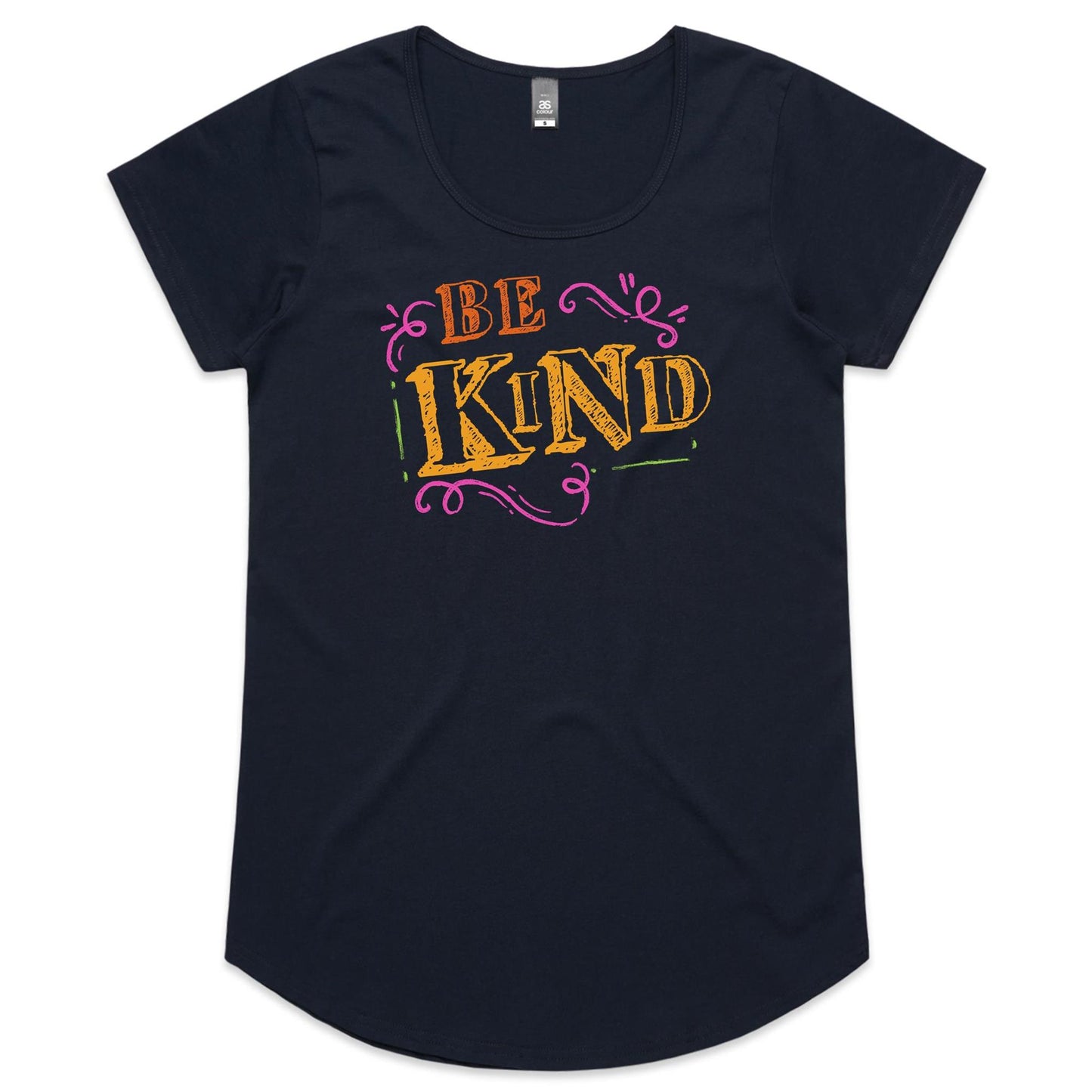 Be Kind - Womens Scoop Neck T-Shirt