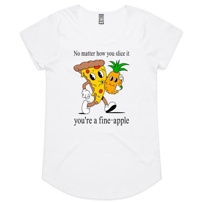 Pineapple Pizza - Womens Scoop Neck T-Shirt