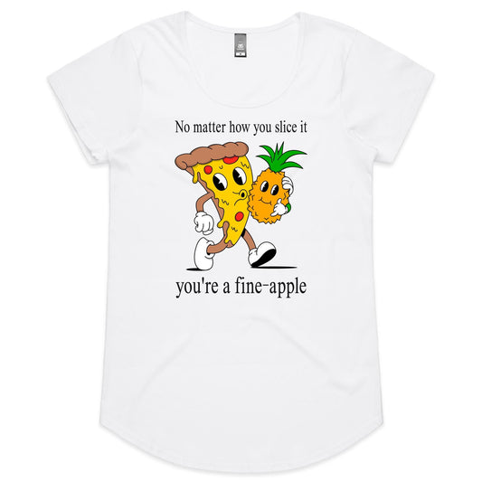 Pineapple Pizza - Womens Scoop Neck T-Shirt