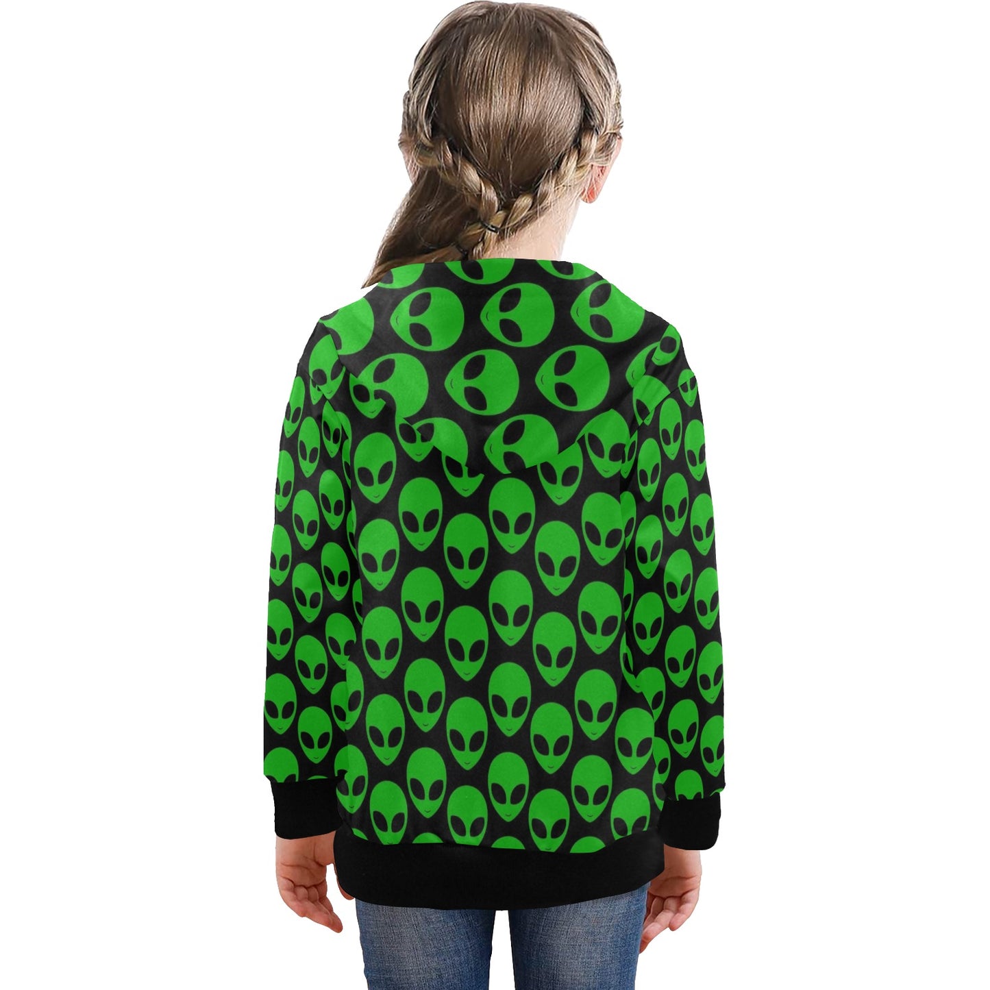 Aliens - Senior Girls Zip Up Hoodie