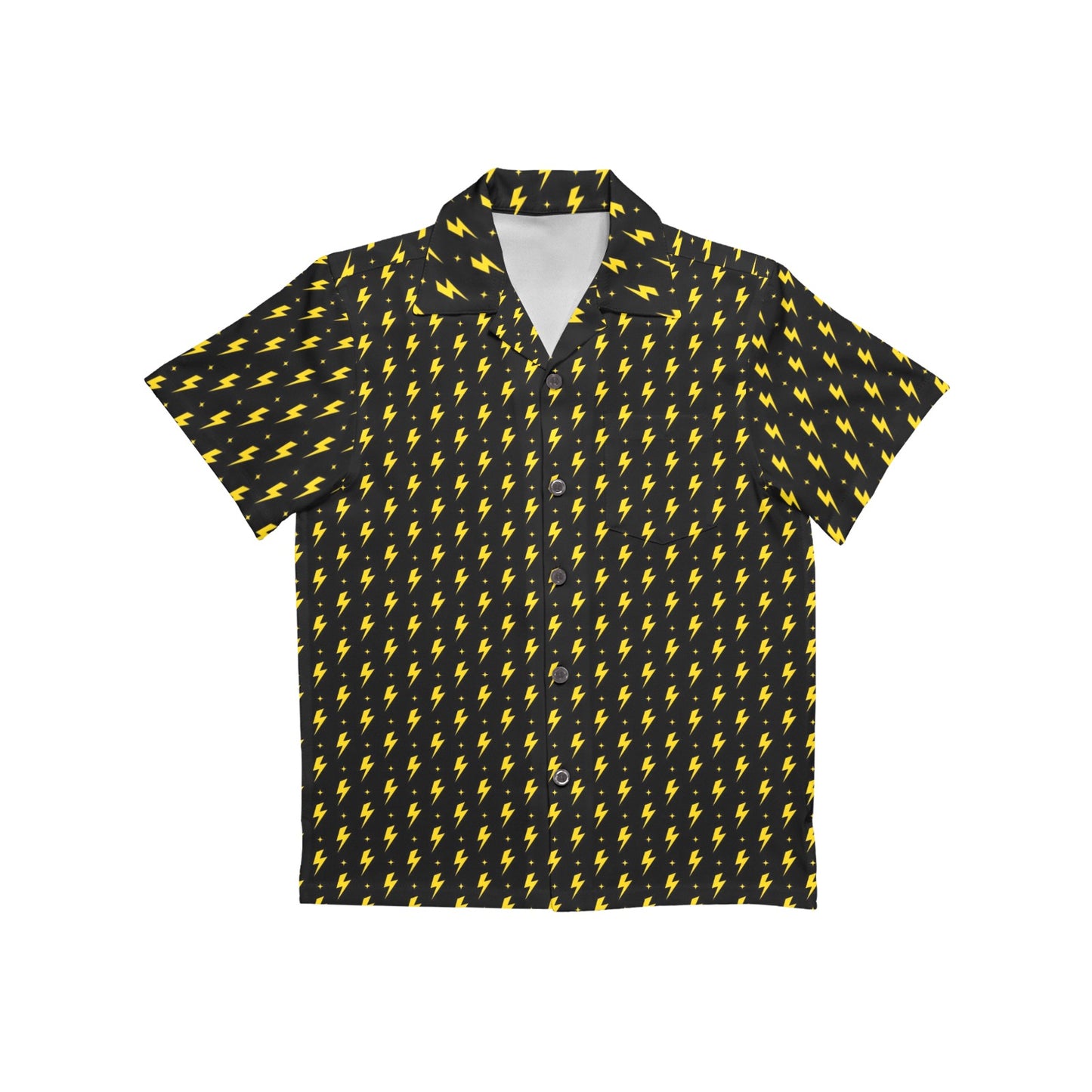 Yellow Lightning - Junior Boys Hawaiian Shirt