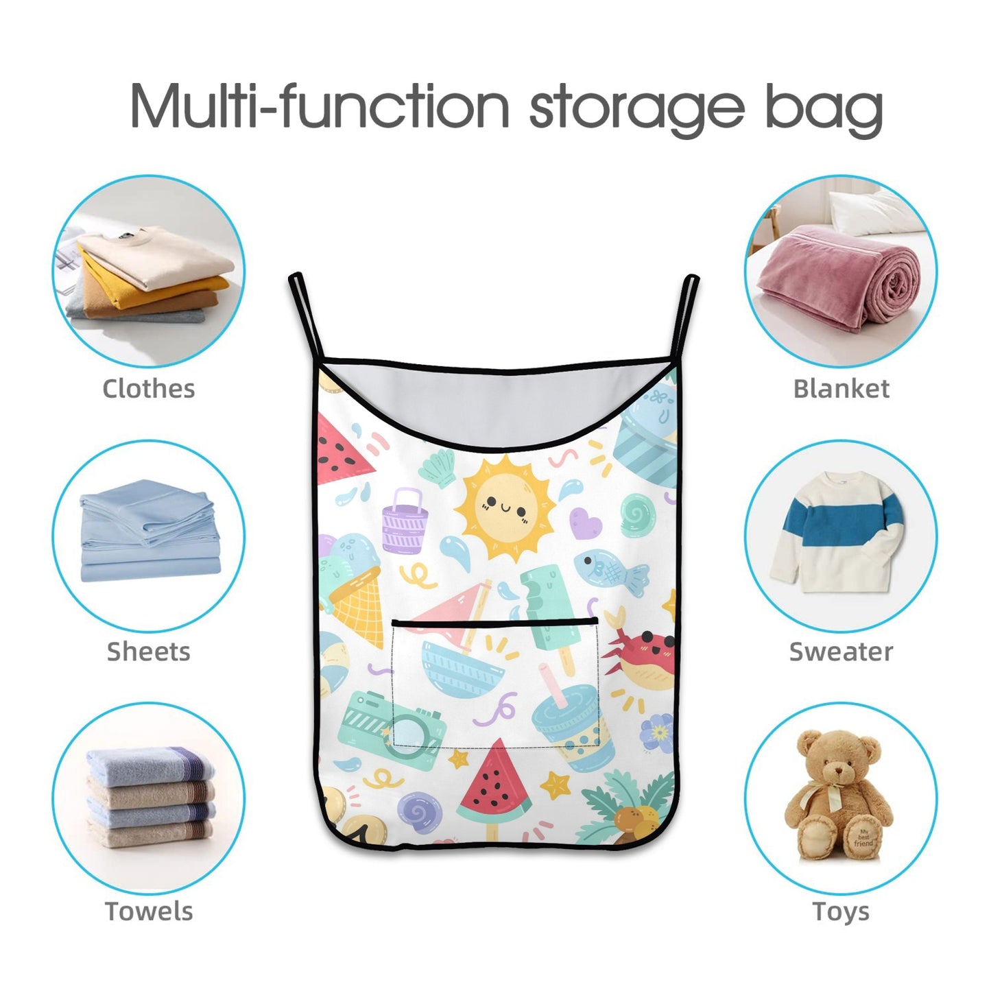 Summer Fun - Hanging Laundry Bag