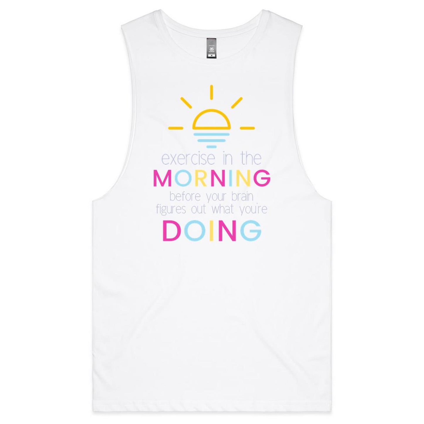 Exercise In The Morning - Tank Top Tee