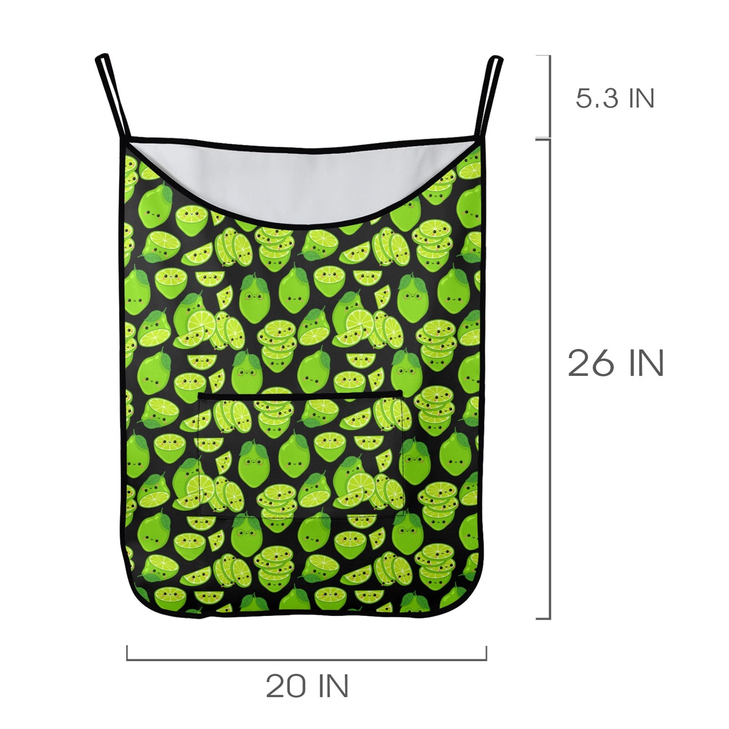 Cute Limes - Hanging Laundry Bag