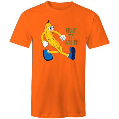 Time To Split, Banana - Mens T-Shirt