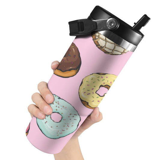 Doughnuts - 30oz Tumbler with Top Handle