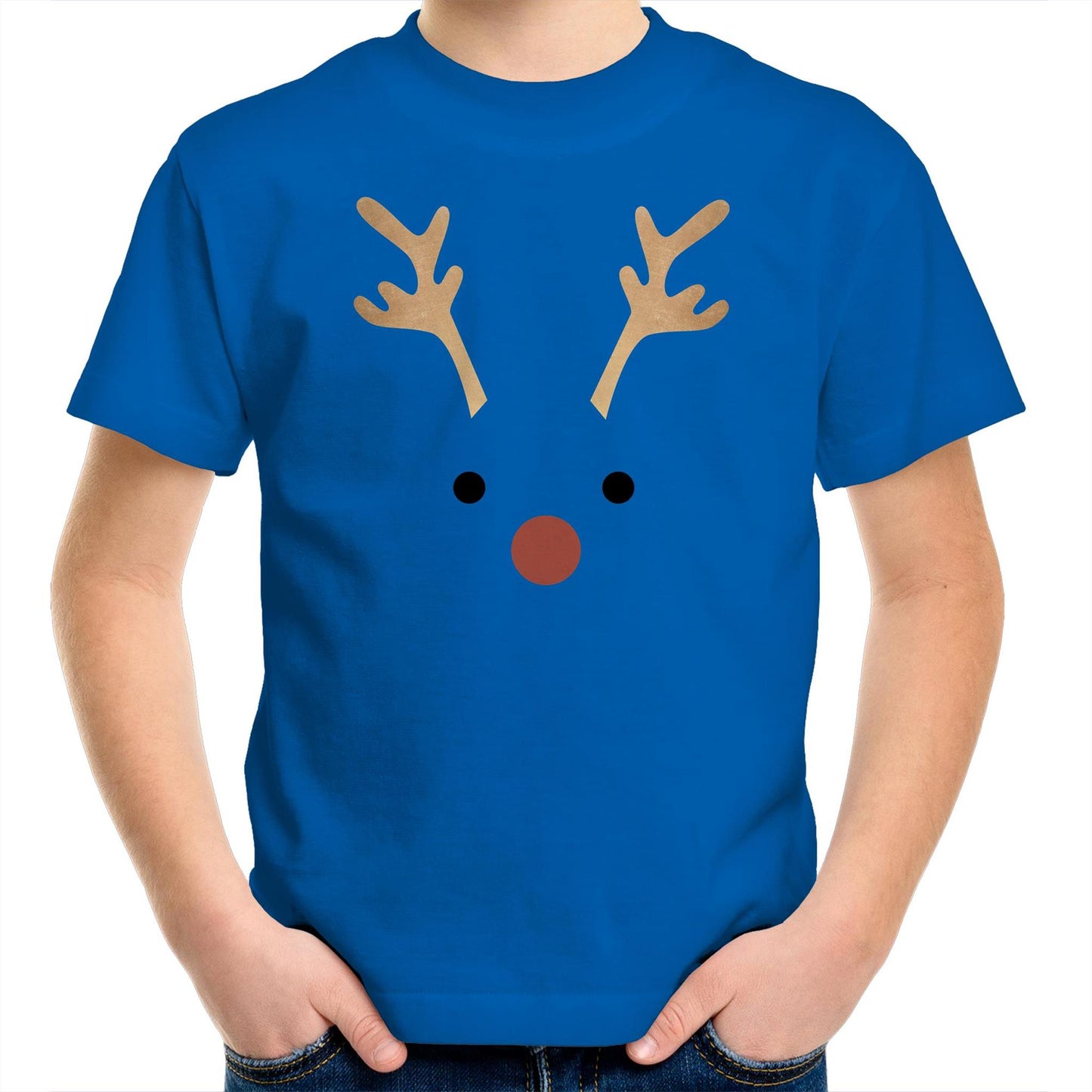 Red Nose Reindeer - Kids Youth T-Shirt