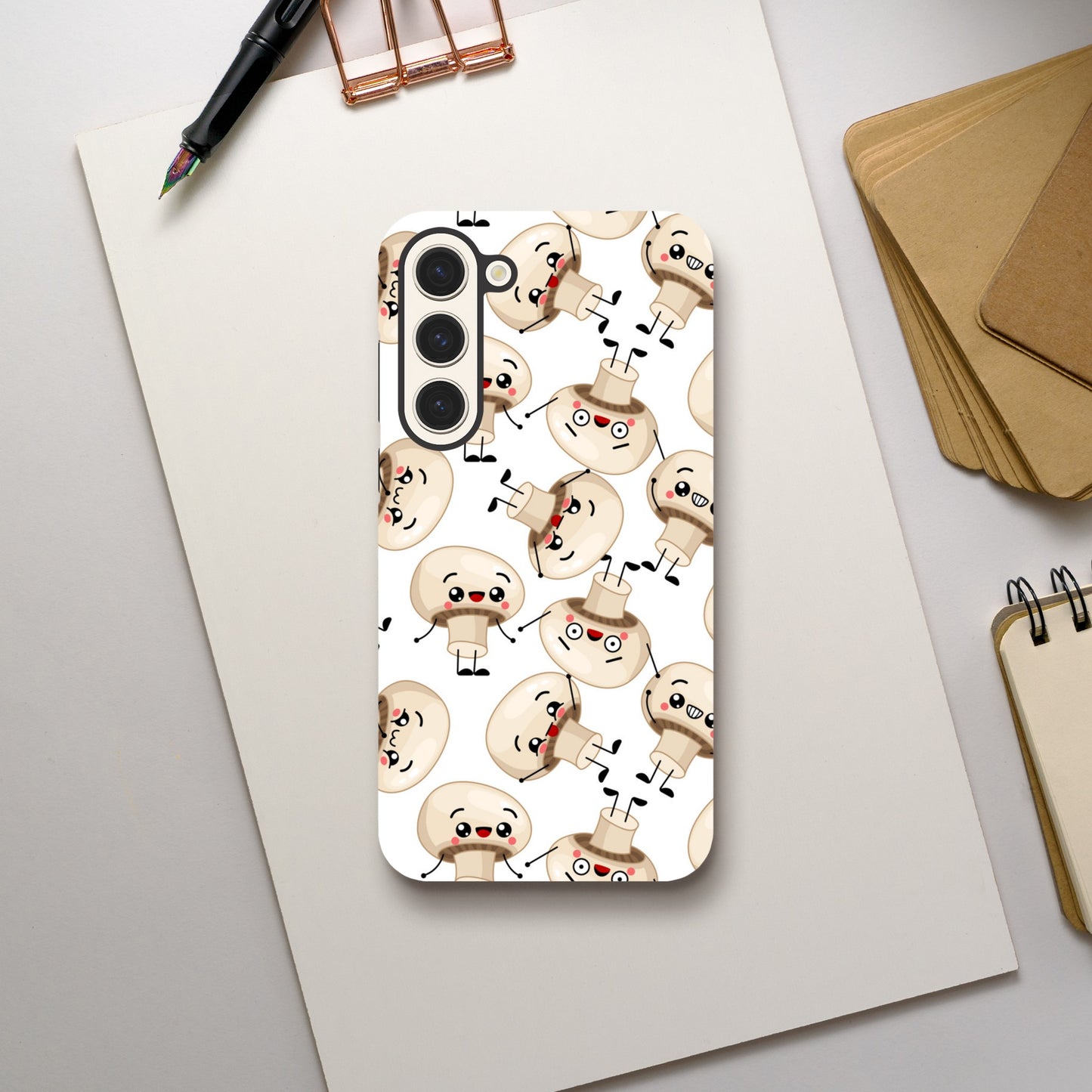 Cute Mushrooms - Phone Tough Case Galaxy S23 Plus Phone Case Globally Fulfilled