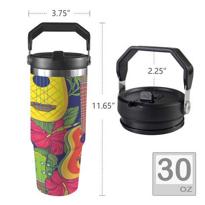 Ukulele - 30oz Tumbler with Top Handle