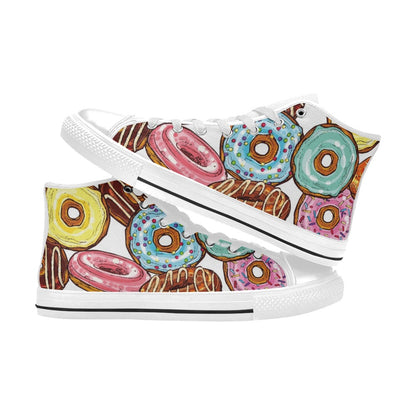 Doughnuts - Men's High Top Canvas Shoes