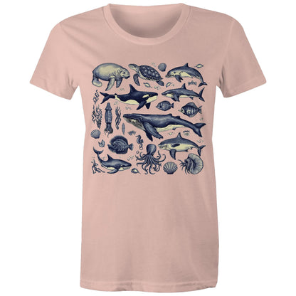 Sea Creatures - Womens T-shirt