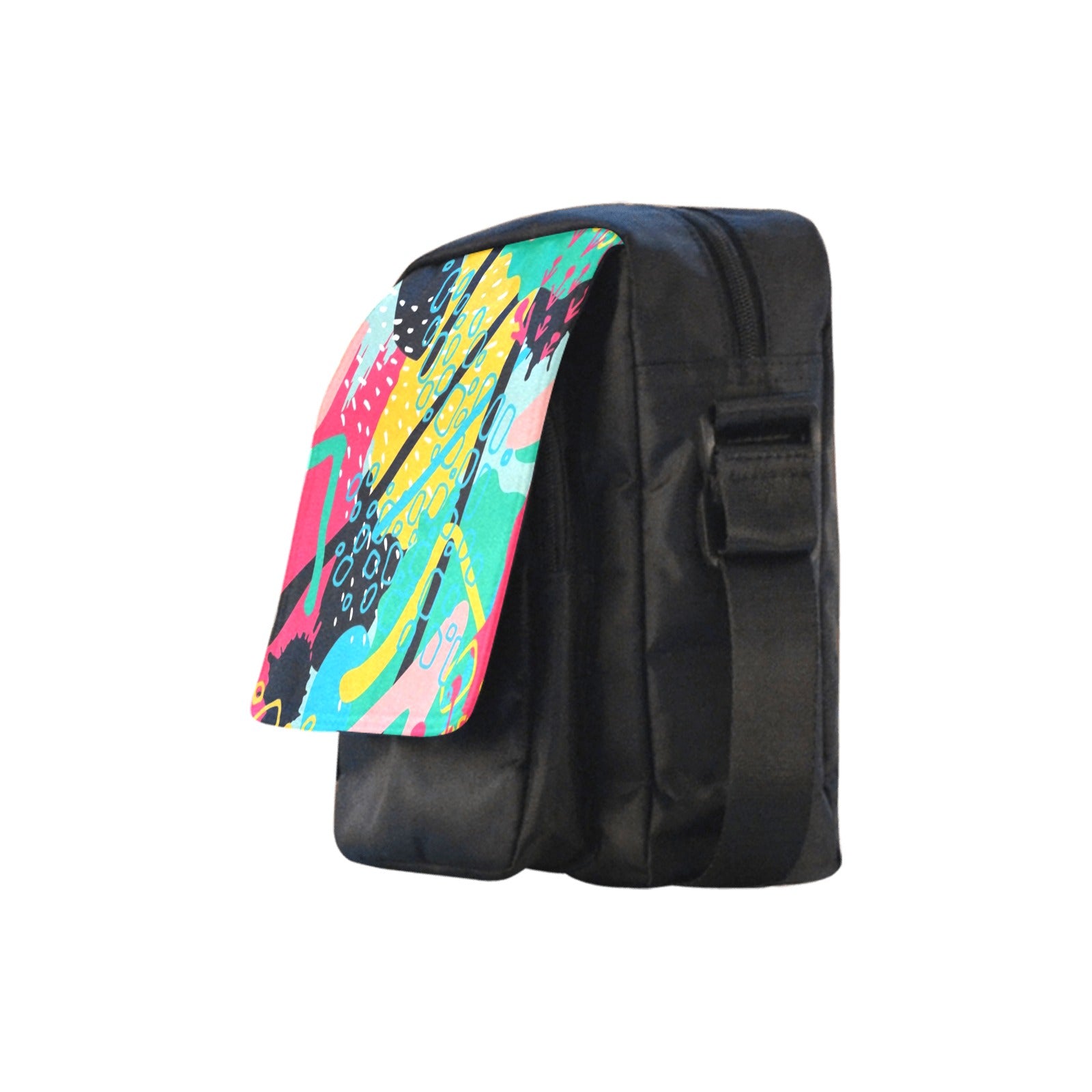 Bright And Colourful - Crossbody Nylon Bag Crossbody Bags Printed Offshore