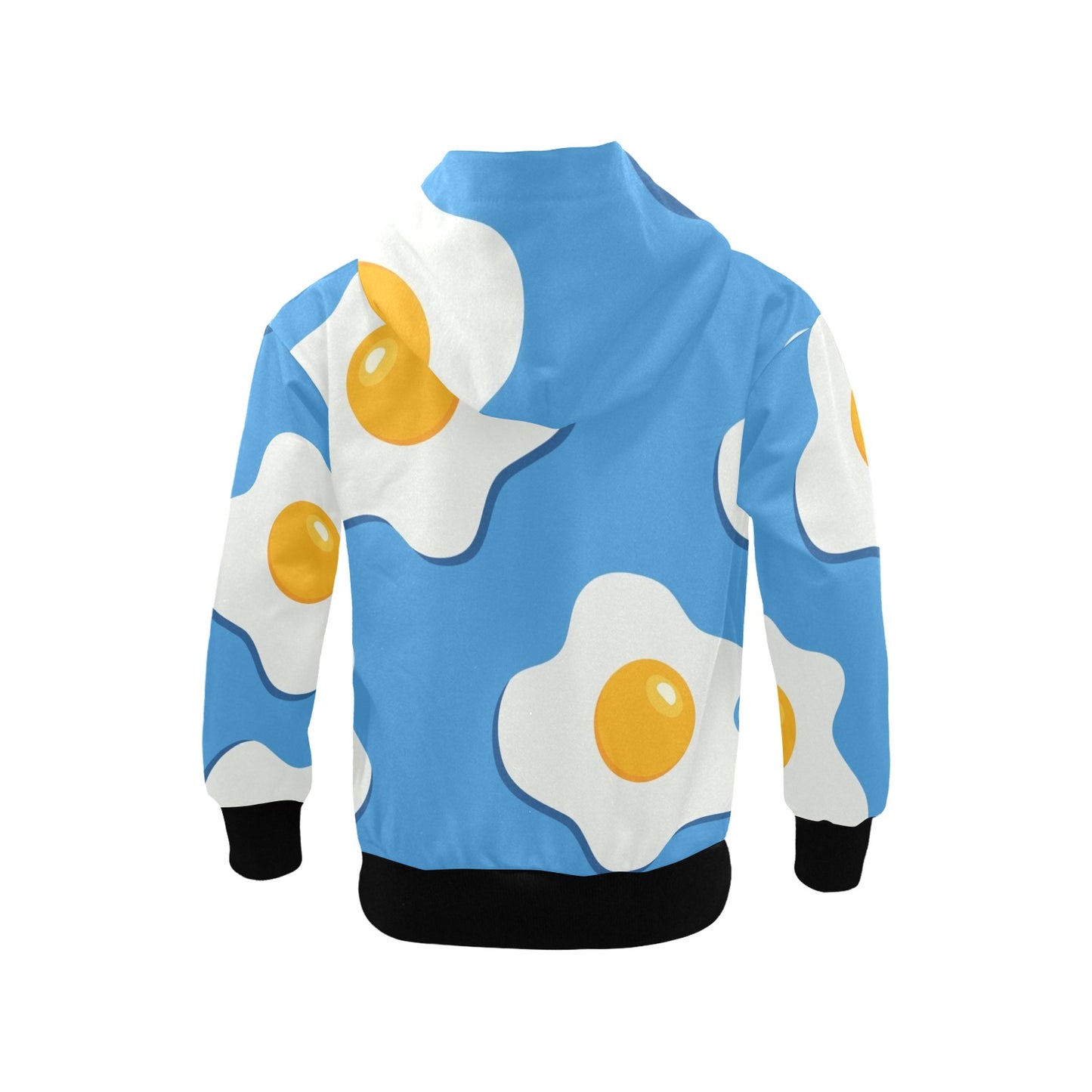 Fried Eggs - Senior Boys Zip Up Hoodie