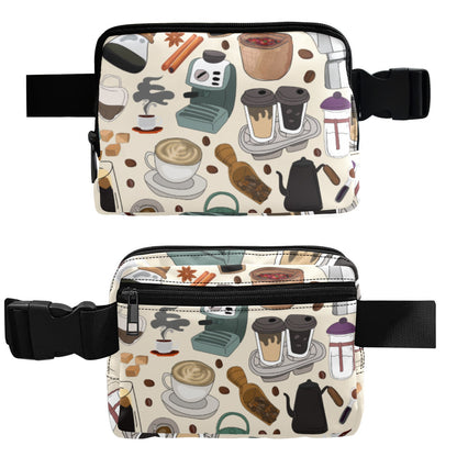 All The Coffee - Belt Bag Belt Bag Coffee Printed Offshore