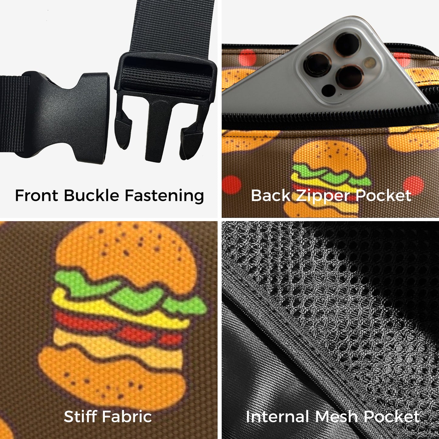 Burgers - Belt Bag Belt Bag Food