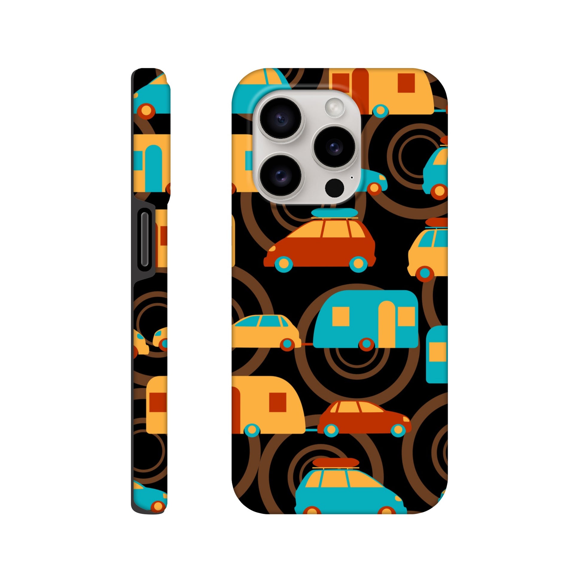 Cars And Caravans - Phone Tough Case iPhone 15 Pro Phone Case Globally Fulfilled