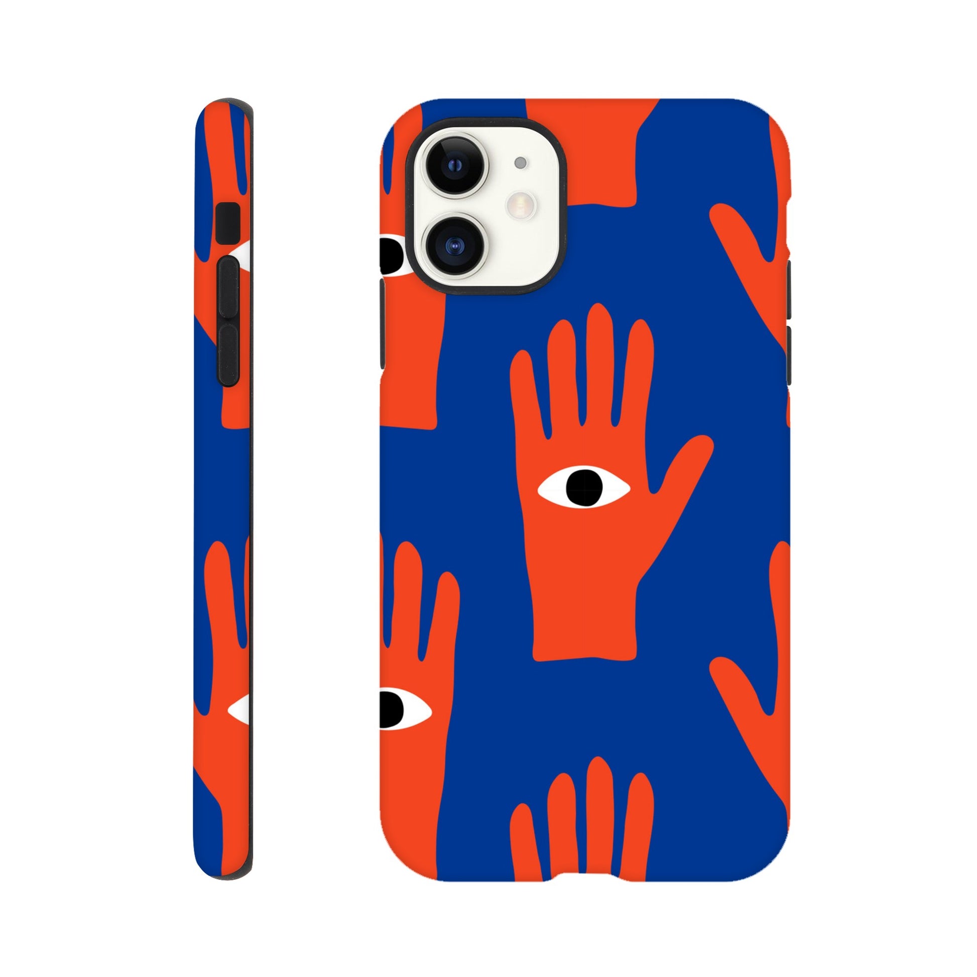 Hand Eyes - Phone Tough Case iPhone 11 Phone Case Globally Fulfilled