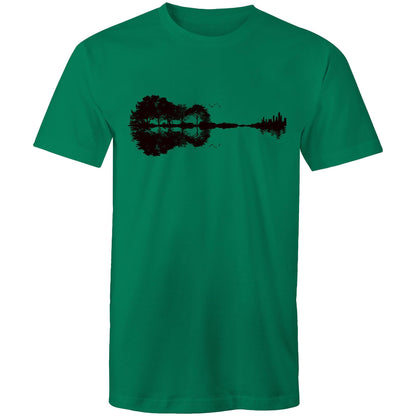 Guitar Reflection - Mens T-Shirt