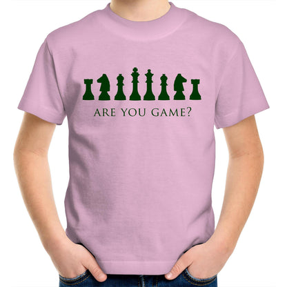 Are You Game, Chess Kids Youth T-Shirt