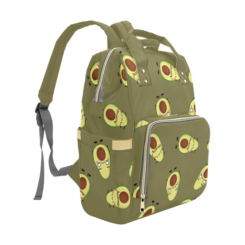 Avocado Characters - Multifunction Backpack Multifunction Backpack Food Printed Offshore