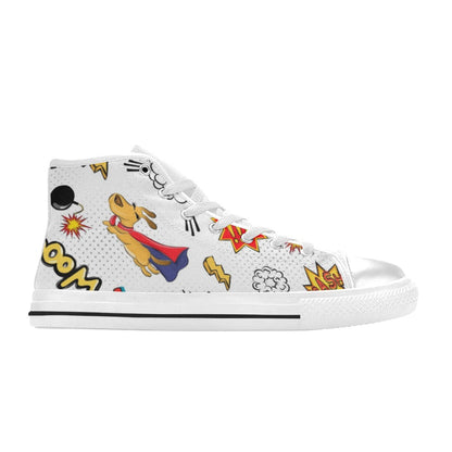 Superdog - Men's High Top Canvas Shoes