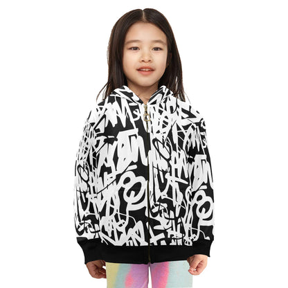 Graffiti - Junior Girls Zip up Hoodie