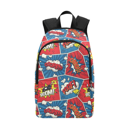 Comic Book Pop - Fabric Backpack for Adult Adult Casual Backpack comic